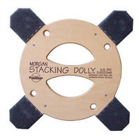 Stackable Dolly safely facilitates secure moving and storage.