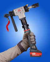 Welding End Prep Tool features battery-powered design.