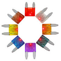 LED Indicator Fuses facilitate open circuit troubleshooting.