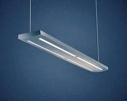 Suspended LED Luminaires offer choice of direct/indirect lighting.