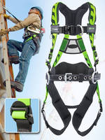 Fall Protection Harness offers breathability and adjustability.