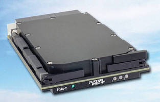 VPX Module houses 2.5 in. SATA solid state drives.