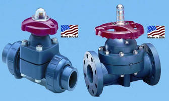 Diaphragm Valves can be electrically or pneumatically actuated.