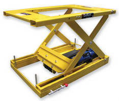 Electric Belt Drive Scissor Lift Table offers static positioning.