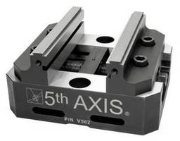Self-Centering 5-Axis Vise offers max rigidity, clamping force.