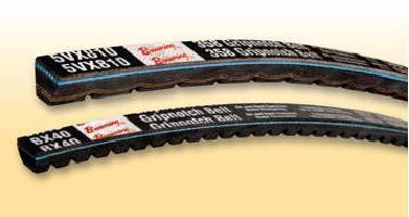 Notched V-Belts feature high-temperature rating.
