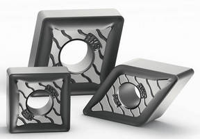 Cutting Inserts comes in geometries for cast iron machining.