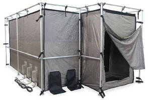 RF Shielding Tent attains -98.9 dB in 800-2,400 MHz band.