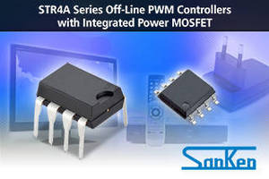 Off-Line PWM Controllers integrate power MOSFET.