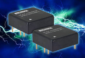 Isolated, Encapsulated DC/DC Converters suit harsh environments.
