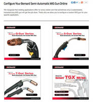 Online Configurators Allow Customization of MIG Guns for Specific Industrial Applications