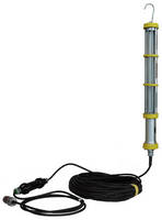 Explosionproof LED Drop Light has in-line transformer.