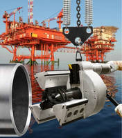 Pipe Beveling Tool End preps offshore piping systems.
