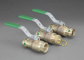 Ball Valves target lead-free press systems.
