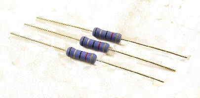 Anti-Surge Resistors include 1/4 Watt body size.