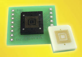 BGA Socket accommodates 153-pin, 0.5 mm pitch, 8 GB ICs.