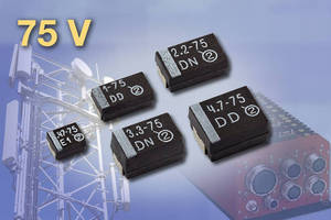 Vishay Extends TANTAMOUNT¢ç TR3 and 293D Series Solid Tantalum SMD Chip Capacitors With Industry-High 75 V Ratings