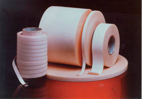 Translucent Acrylic Pressure-Sensitive Tape bonds clear materials.