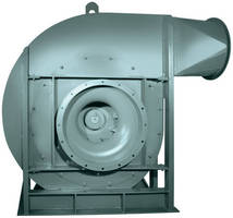Pressure Blower features backward inclined wheel.