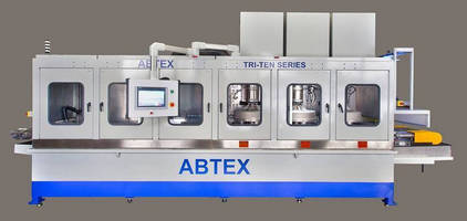 Deburring System handles high volume fineblanked parts.