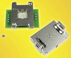 Clamshell Spring Pin BGA Socket accommodates 36-ball FCCSP.