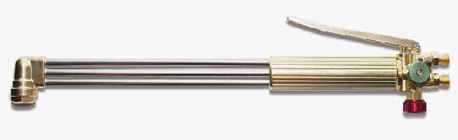Straight Cutting Torch features unique gas mixing design.