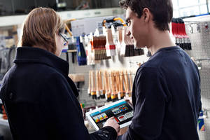 Order Processing App increases paint store service, efficiency.