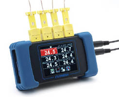 Temperature Data Logger features 6 channels.