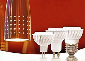 LED MR16 Lamps replace halogens in indoor applications.