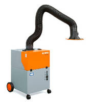 Fume Extractor features mobile design for occasional use.