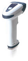 Handheld 2-D Barcode Scanner uses Bluetooth-® 2.1 technology.