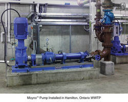 City of Hamilton, Ontario Wastewater Treatment Plant Chooses Moyno's New Urethane Stators to Increase Pump Life