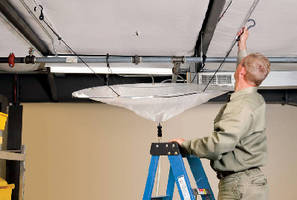 Roof Leak Diverter Kit opens in less than 2 minutes.