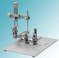 Stereotaxic Frame features 10 µm resolution.