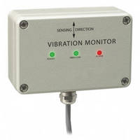 Rugged Vibration Sensor detects over/under conditions.