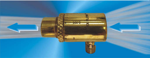 Brass Air Jet increases blow off and cooling efficiency.