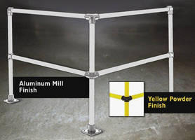 Modular Safety Rail System comes in steel and aluminum.