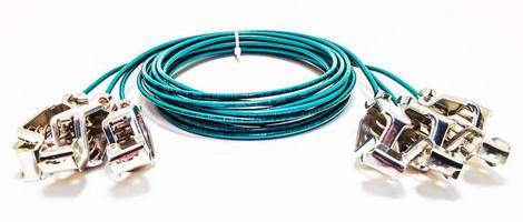 Custom Grounding Cables/Clips promote workplace safety.