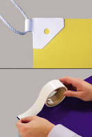 Tape and Tabs securely hang banners of any length.