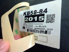 RFID Decal provides pertinent vehicle information.