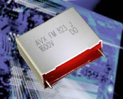 Polypropylene Film Capacitors range from 0.010-0.47 µF.