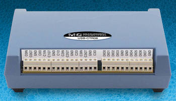 USB Counter/Timer DAQ Devices offer high-speed operation.