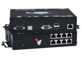 USB-Enabled KVM Splitter/Extender supports up to 8 users.