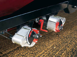Variable Ratio Transmissions dispense seed and fertilizer.