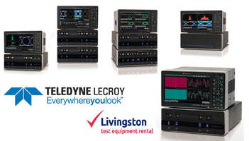 Livingston Becomes Rental Partner for Teledyne Lecroy Oscilloscopes