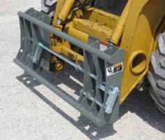 Skid Steer Adapter supports Euro/Global attachments.