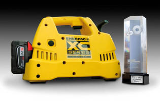 Enerpac XC-Series Pump Receives 2013 Silver Award for Plant Engineering Product of the Year