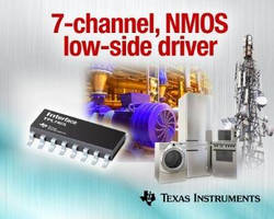 NMOS Low-side Driver replaces Darlington transistor arrays.