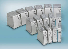 Power Supplies operate at up to 90% efficiency.