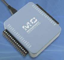 Multifunction 16-Bit DAQ Devices sample at rates up to 100 kS/s.
